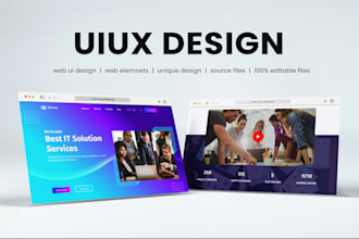 design attractive UI UX for your mobile app or web app