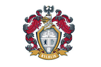 do a amazing  coat of arms logo with unlimited revision