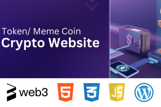 do your cryptocurrency token website and meme coin website