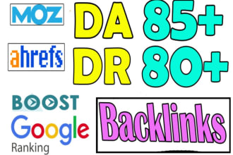increase da DR and tf of your website