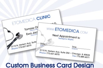 design a business card
