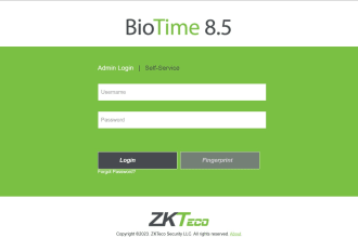configure and host biotime attendance system