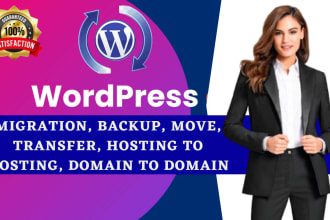 migrate wordpress website clone, move, transfer and backup