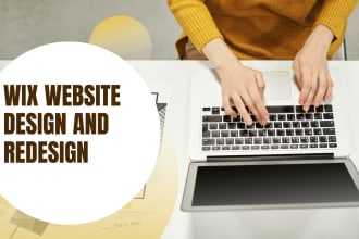 design, redesign wix, weebly website and wix online store