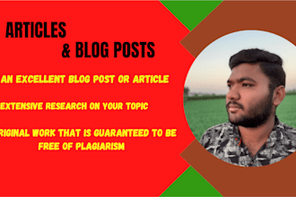 do article writing for you
