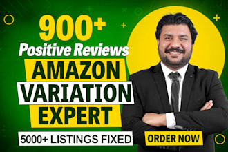 create amazon product listing variation or fix amazon listing