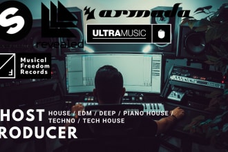 ghost produce you an house edm techhouse techno track