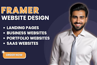 build a professional framer website design or framer landing page