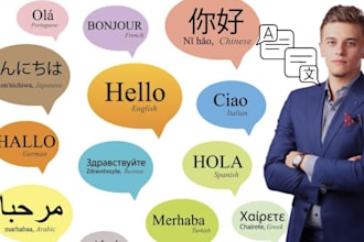 do translate all your texts, documents, for all languages
