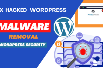 wordpress malware removal, hacked wordpress website security