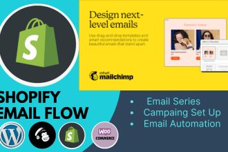 setup your mailchimp email marketing flows for shopify