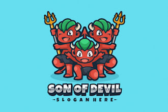design an awesome gaming logo with express delivery