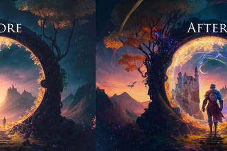 create, modify or hand redefine stunning ai art