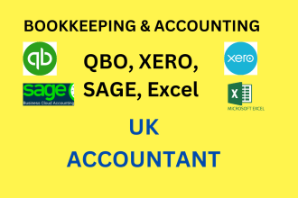be UK accountant in quickbooks, xero, sage 50 cloud accounting