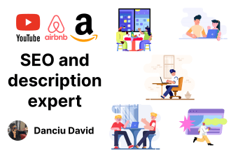 do engaging SEO description for airbnb, product listing, etc