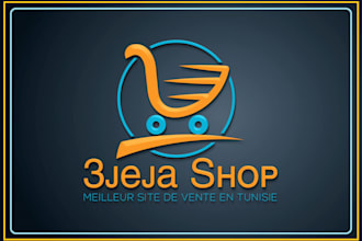 create a ecommerce and online shopping logo design