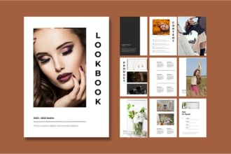 design cbd and fashion lookbook,product catalogue,line sheet, sale sheet