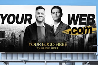 create a professional billboard design