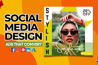 do facebook ad creative, ad image, canva instagram, social media post ads design