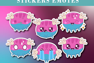 create cartoon, premium typography, sticker sheet designs