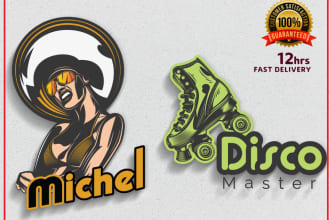 create a fantastic dj band logo with fastest delivery
