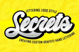 do lettering, typography, graffiti, text, and font logo design