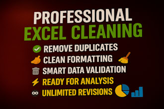 clean, organize, merge and format excel or CSV data
