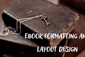 do ebook formatting and layout design