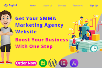 design a website for your smma agency website