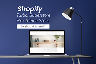 design a boutique shopify website or store