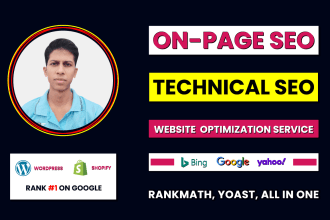 do complete on page seo optimization service with technical support