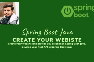 java spring boot mvc spring rest projects