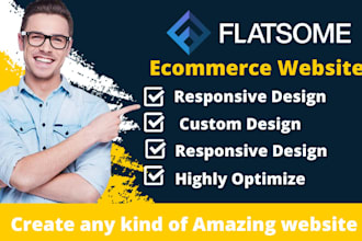 design customize flatsome woocommerce website for you