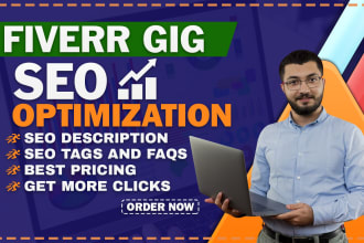optimise your fiverr gig SEO description and profile to rank higher