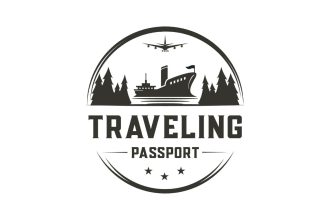 be design travel, adventure, tour, hotel and resort logo