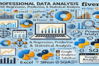 do  data analysis with excel, python, r, sql and matlab
