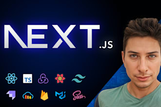 develop a web application with nextjs and typescript