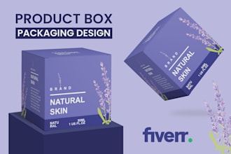 do product packaging design, box design and mailer  subscription box design
