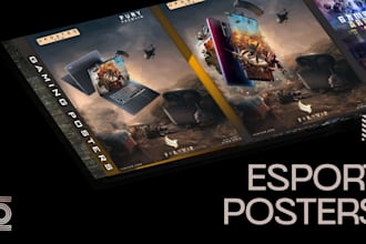 design event poster, esports graphics, movie poster, web3,