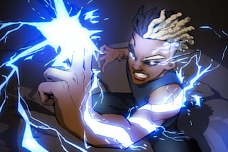 create professional comic book illustrations for you