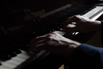 record or create a professional piano part for your song