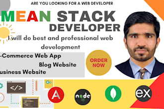 be your expert angular, node js or full stack developer