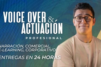 record a voice in spanish, grabaré una voz masculina en español