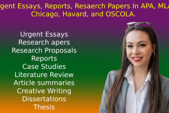 do urgent essay writing, research summary article and report