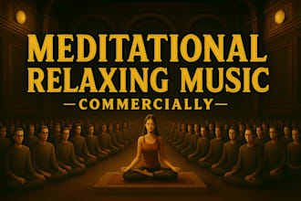 compose meditational, relaxing music commercially