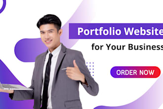 develop a modern portfolio website in wordpress