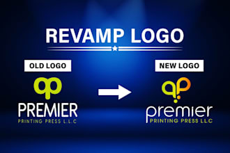 revamp, refine, remake, modify, update, redraw or vectorize your old logo
