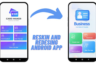 reskin app, redesign your android app and reskin codecanyon