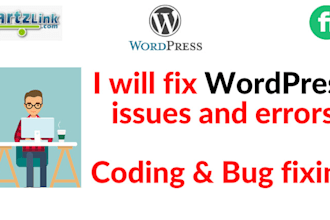 fix wordpress issues, bugs and woocommerce errors