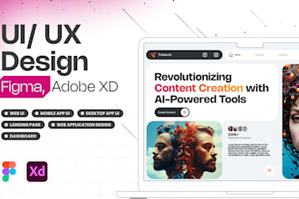 design professional UI UX for your saas or business web application